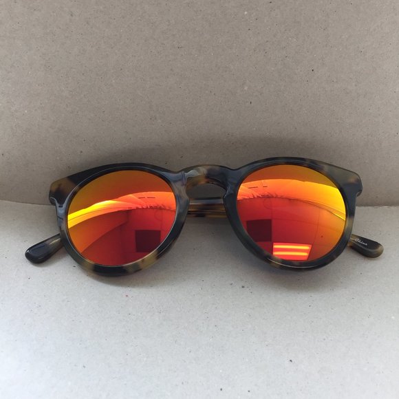 Geek New Yorker Red Sunglasses - MISC070 - Picture 1 of 6